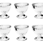 Jogo 6 Porta Ovos De Cristal Pearl Wolff