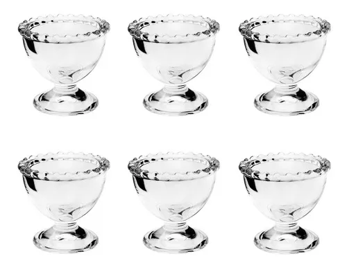 Jogo 6 Porta Ovos De Cristal Pearl Wolff Jogo 6 Porta Ovos De Cristal Pearl Wolff