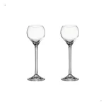 Jogo 6 Taças Licor Cristal De Titânio Carduelis 80ml Bohemia Transparente
