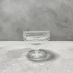 Jogo 6 Taças Sobremesa Cristal Com Pé Fontana 250 Ml Transparente
