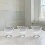 Jogo 6 Taças Sobremesa Deli Glass Elegant Linear Transparente