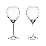 Jogo 6 Taças Vinho Cristal Titânio Carduelis 470ml Bohemia Transparente