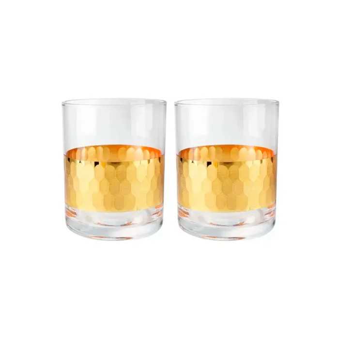Jogo De 2 Copos Alveare D'Ouro Fracalanza 410 Ml
