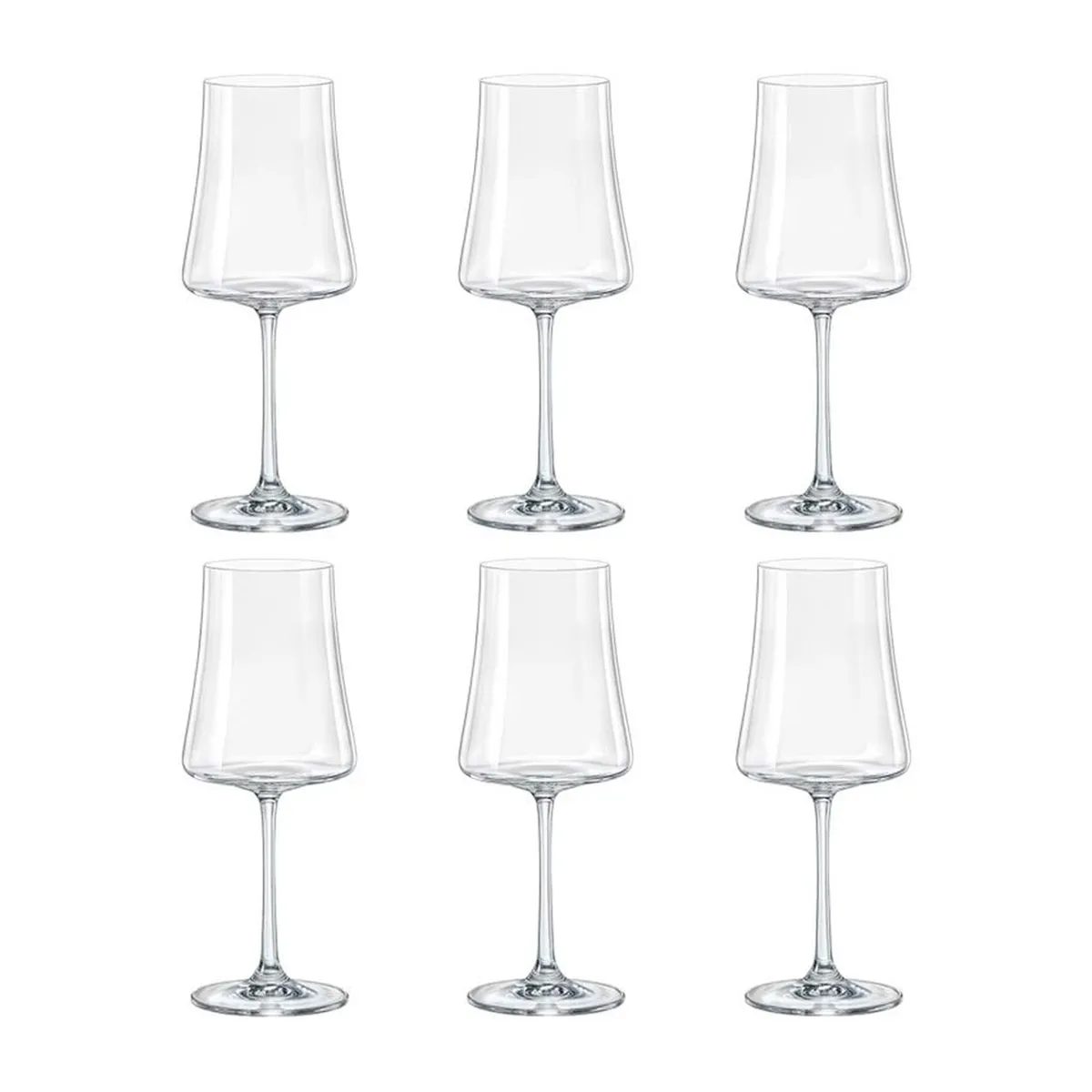 Jogo de 6 Taças Vinho Cristal Titanium Xtra 460ml Jogo de 6 Taças Vinho Cristal Titanium Xtra 460ml