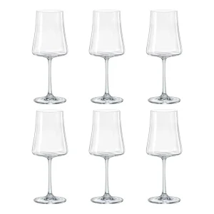 Jogo de 6 Taças Vinho Cristal Titanium Xtra 560ml