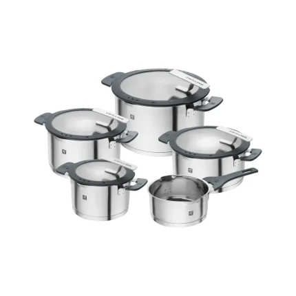 Jogo De Panelas Aço Inox 5 Pçs Simplify Zwilling