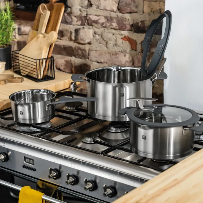 Jogo De Panelas Aço Inox 5 Pçs Simplify Zwilling