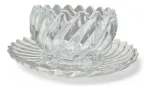 Jogo Sobremesa Lotus Bowl E Pires Vidro Deli Glass 12 Peças Transparente