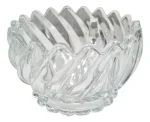 Jogo Sobremesa Lotus Bowl E Pires Vidro Deli Glass 12 Peças Transparente