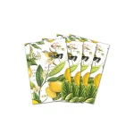 Kit 4 Guardanapos De Algodão 50x50 Cm Lemon Basil