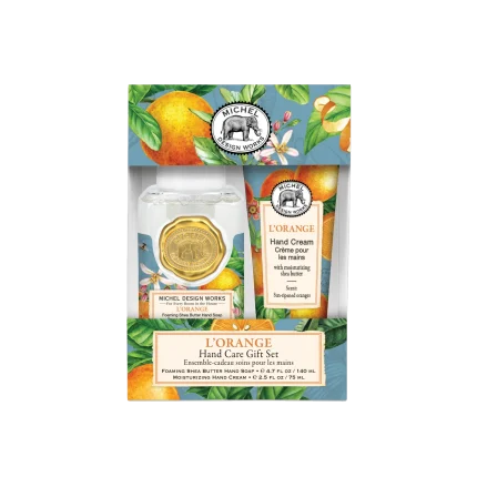 Kit Mini Sabonete Liquido e Creme Para Mãos L'Orange Michel Design Works