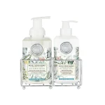 Kit Sabonete Liquido e Hidratante Com Suporte Butterfly Fields  Michel Design Works