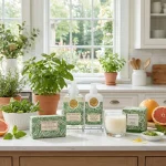 Kit Sabonete Liquido e Hidratante Com Suporte Greenhouse Michel Design Works