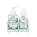 Kit Sabonete Liquido e Hidratante Com Suporte Ocean Tide Michel Design Works