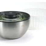 Lava E Seca Saladas 5 Litros Em Aço Inox Oxo Cinza