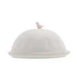 Manteigueira De Porcelana Bird Color Wolff