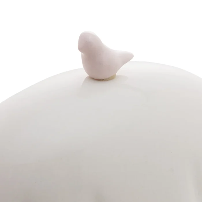 Manteigueira De Porcelana Bird Color Wolff