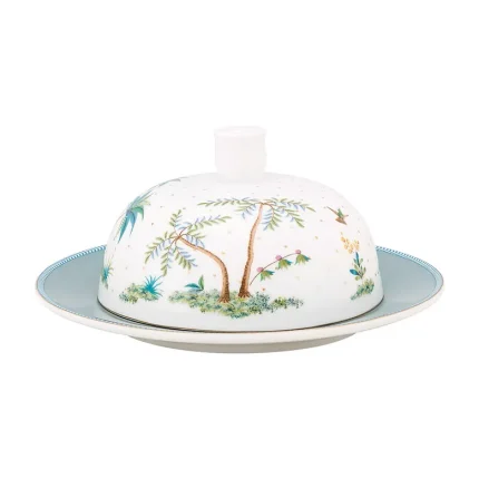Manteigueira Dots Porcelana Branco Jolie Pip Studio