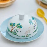 Manteigueira Dots Porcelana Branco Jolie Pip Studio