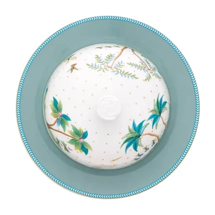 Manteigueira Dots Porcelana Branco Jolie Pip Studio