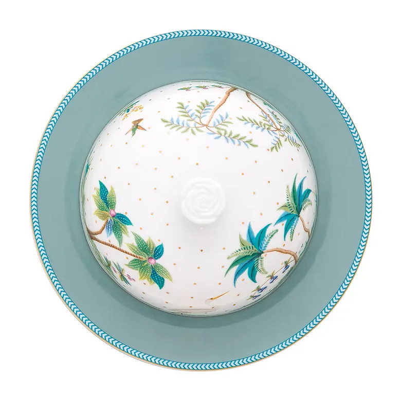Manteigueira Dots Porcelana Branco Jolie Pip Studio Manteigueira Dots Porcelana Branco Jolie Pip Studio