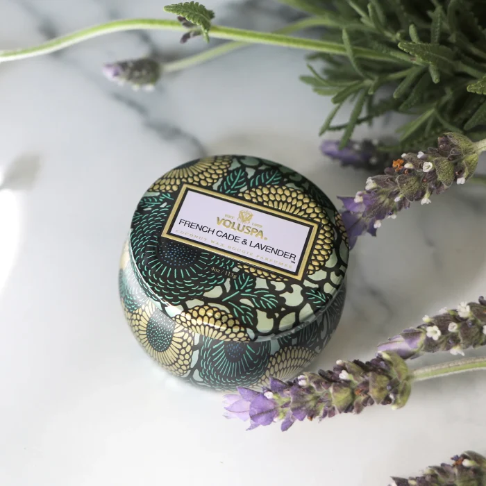 Mini Vela Lata 25h French Cade Lavender