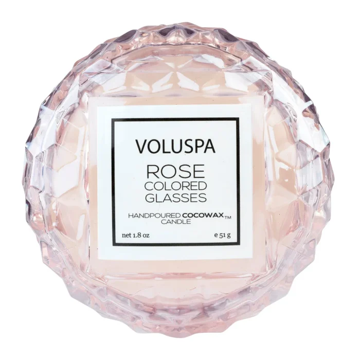 Mini Vela Macaron 15h Rose Colored Glasses
