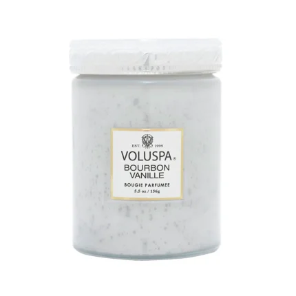 Mini Vela Pote Vidro 50h Bourbon Vanille