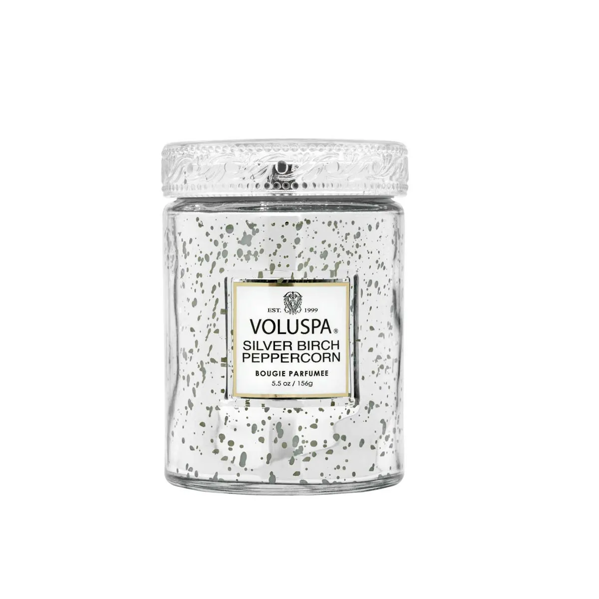 Mini Vela Pote Vidro 50h Silver Birch Peppercorn Mini Vela Pote Vidro 50h Silver Birch Peppercorn