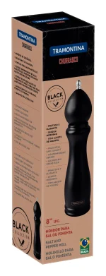 Moedor Preto Sal Ou Pimenta Black Collection 8" Tramontina