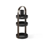 Organizador De Maquiagem  Preto Bellwood Madeira Umbra