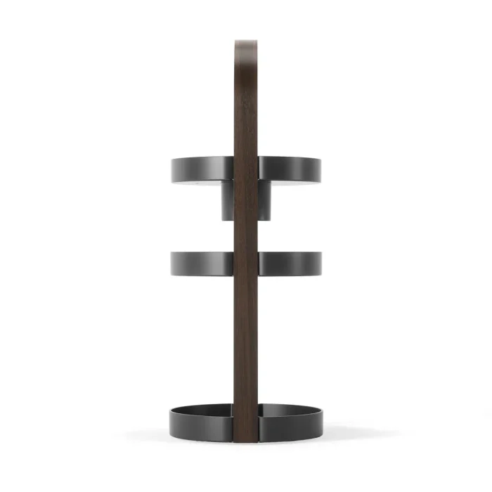 Organizador De Maquiagem  Preto Bellwood Madeira Umbra