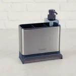 Organizador De Pia Tramontina Plurale Aço Inox Suporte Bucha Cinza-escuro