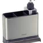 Organizador De Pia Tramontina Plurale Aço Inox Suporte Bucha Cinza-escuro