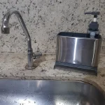 Organizador De Pia Tramontina Plurale Aço Inox Suporte Bucha Cinza-escuro