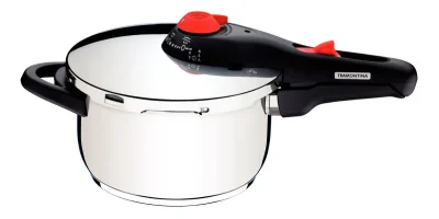 Panela De Pressão Em Aço Inox Fundo Triplo Tramontina 4,5 L
