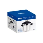 Panela de Pressão Tramontina Presto em Aço Inox Fundo Triplo com 5 Dispositivos de Segurança 22 cm 6 L