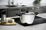 Panela Pipoqueira Allegra Aço Inox Fundo Triplo Tramontina Azul-aço