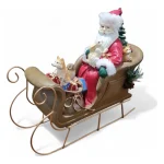 Papai Noel No Trenó Resina Cenário Natalino Prime Allegro