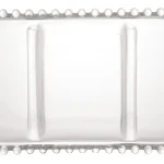 Petisqueira De Cristal Oval Pearl Wolff