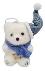 Petit Enfeite De Pendurar Natal Ursinho Azul Cut