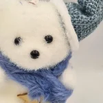 Petit Enfeite De Pendurar Natal Ursinho Azul Cut