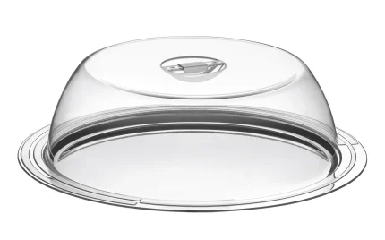 Porta Bolo Tramontina Ciclo em Aço Inox com Tampa 33 cm