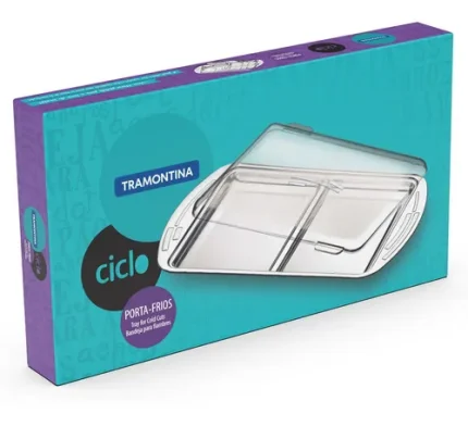 Porta Frios Ciclo Aço Inox Tramontina  Prata