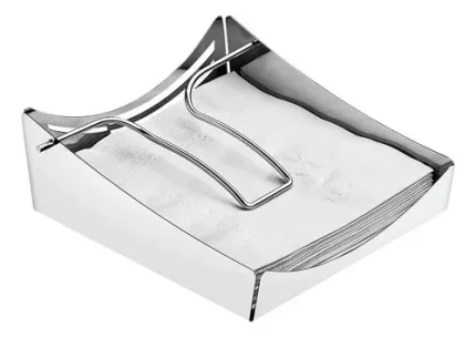 Porta Guardanapos Ciclo Em Aço Inox Tramontina Prateado
