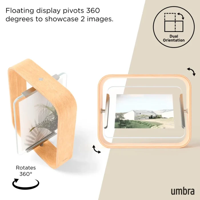 Porta Retrato Bellwood Frame Madeira 20x25 Umbra