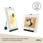 Porta Retrato Flute Picture Frame Preto Umbra