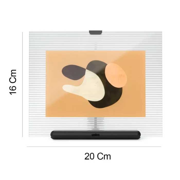 Porta Retrato Flute Picture Frame Preto Umbra