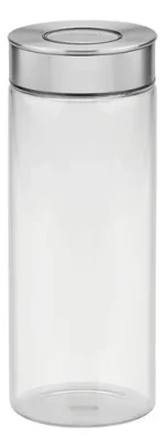 Pote De Vidro 1.8l Purezza Com Tampa Aço Tramontina Aço