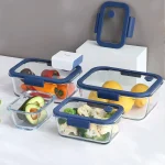 Pote De Vidro Hermético Retangular Válvula Glace Z